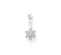 Thomas Sabo H2255-051-14 - Ohrstecker Einzelstück - kein Paar - Sterling Silber + Zirkonia - Schneeflocke