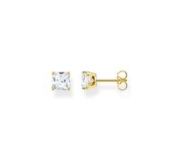 Thomas Sabo H2174-414-14 - Ohrstecker - Sterling Silber verg. Gelbgold + Zirkonia - Weiß 6 x 6 mm