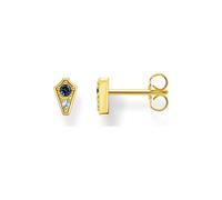 THOMAS SABO Ohrstecker Royalty mit Steinen aus 925 Sterlingsilber 750er Gelbgold-Vergoldung H2210-960-1