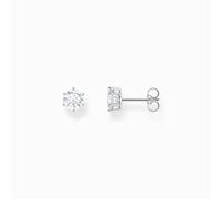 THOMAS SABO Ohrstecker H2301-051-14 – 925er recyceltes Silber, weißer Zirkonia im Brillantschliff