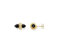 Thomas Sabo H2281-177-11 Damen-Ohrringe Ohrstecker Onyx Schwarz Goldfarben