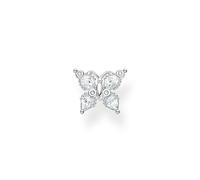 Thomas Sabo Ohrstecker - Schmetterling Weiße Steine - H2195-051-14 silber
