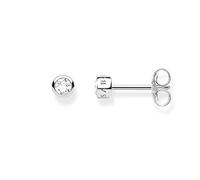 Thomas Sabo Damen Ohrstecker H1963-051-14 – 925 Sterling Silber, weißer Stein