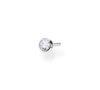 Thomas Sabo Ohrstecker - Weißer Stein - H2136-051-14 silber