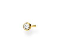 Thomas Sabo Ohrstecker - Weißer Stein - H2136-414-14 gold