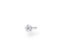 Thomas Sabo Ohrstecker - Weißer Stein - H2147-051-14 silber