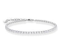 THOMAS SABO Tennisarmband mit weißen Steinen Silber Recyceltes 925 Silber