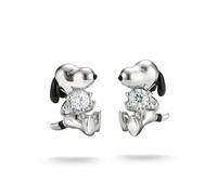 Thomas Sabo x PEANUTS Snoopy Ohrstecker weißer Zirkonia, Sterling Silber