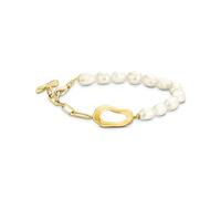 Thomas Sabo Armband A2190-430-14-L19v - Zuchtperle - Bold Elegance 16 - 19 cm - Silber vergoldet
