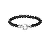 THOMAS SABO Perlenarmband Obsidian Größe 17