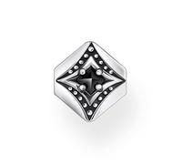 Thomas Sabo H2283-643-11 Einzel-Ohrstecker Ohrring mit schwarzem Zirkonia Silber