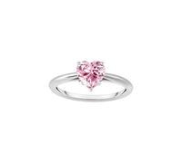 Thomas Sabo Ring mit pinkfarbenem Stein in Herzform Silber pink TR2476-051-9-58