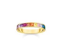 THOMAS SABO Ring 925 Sterlingsilber, 750 Gelbgold Vergoldung