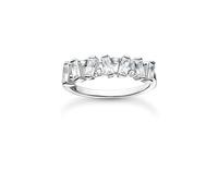 Thomas Sabo Charming Ring - TR2346-488-7-54 - Sterling Silber - verg. Gelbgold + Glas-Keramik Stein + synth. Korund + Zirkonia -
