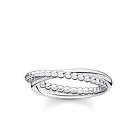 THOMAS SABO Ring doppel Kugeln silber 925 Sterling Silber TR2321-001-21