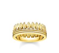 Thomas Sabo Ring Krone Blätter gold weiß TR2282-414-14-54
