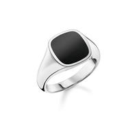 THOMAS SABO Ring klassisch schwarz, silber silberfarben, schwarz