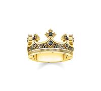 Thomas Sabo TR2208-414-11-60 Herrenring - Silber Gelbgold - schwarz - Gr. 60