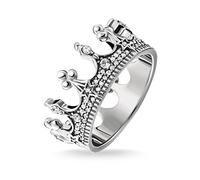 THOMAS SABO Ring Krone silber 925 Sterlingsilber, Geschwärzt