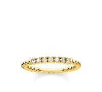 Thomas Sabo Ring - Kugeln mit weißen Steinen - TR2323-414-14 gold gold