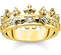 Thomas Sabo TR2302-414-14-48 - Ring - Gelbgold vergoldet - Krone - Gr. 48