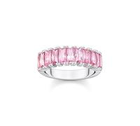Thomas Sabo TR2366-051-9-50 Ring - Silber + Zirkonia - pink - Gr. 50