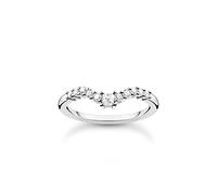THOMAS SABO Ring mit weißen Steinen 925 Sterling Silber TR2398-051-14-56