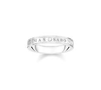 Thomas Sabo Ring Mit Weißen Steinen Gr. 54 Tr2253-051-14 Sterling Silver
