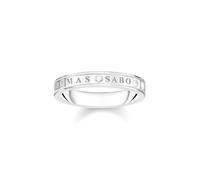 THOMAS SABO Ring mit weißen Steinen silber 925 Sterlingsilber