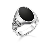 THOMAS SABO Silberring »Schwarz, TR2242-698-11-60, 62, 64, 66, 68«, mit Onyx