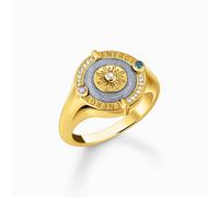 Thomas Sabo Ring - Siegelring mit Sonnensymbol - TR2449-974-1 gold