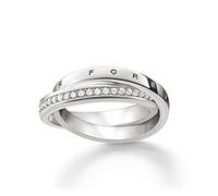 Thomas Sabo Ring Together Forever, Größe 48, Sterlingsilber und Zirkonia, TR2099-051-14
