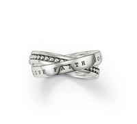 THOMAS SABO Mehrfachring Glaube, Liebe, Hoffnung 925 Sterlingsilber
