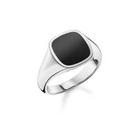 Thomas Sabo Ring TR2332-024-11-62 Sterling Silber + Onyx schwarz - Gr. 62