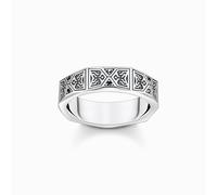 Thomas Sabo TR2432-643-11-54 Ring - Silber geschw. + Zirkonia - schwarz - Gr. 54