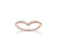 Thomas Sabo Ring TR2394-416-14-52 Sterling Silber - vergoldet Roségold - Zirkonia - Gr. 52
