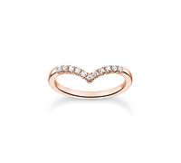 Thomas Sabo Ring TR2394-416-14-50 Sterling Silber - vergoldet Roségold - Zirkonia - Gr. 50