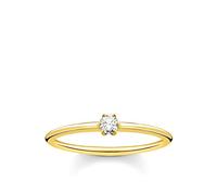 Thomas Sabo - TR2312-414-14-48 - Ring Gr. 48 - Silber - Gelbgold - Zirkonia - Klar