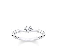 THOMAS SABO Ring weißer Stein silber 925 Sterling Silber TR2313-051-14-52