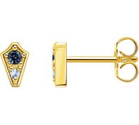 THOMAS SABO Ohrstecker Royalty mit Steinen aus 925 Sterlingsilber 750er Gelbgold-Vergoldung H2210-960-1