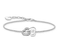 THOMAS SABO Armband mit verschlungenen Herzen Silber 925 Sterlingsilber