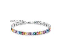 THOMAS SABO Tennis-Armband bunte Steine silber 925 Sterlingsilber