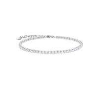 THOMAS SABO Tennisarmband mit weißen Steinen Silber Recyceltes 925 Silber