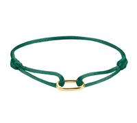 THOMAS SABO Textilarmband Connect Vergoldet Grün C1210-413-34-L24V