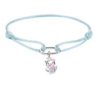 Thomas Sabo Textilarmband Hellblau mit Hello Kitty Charm - Connect - Hellblau Silber