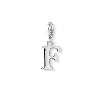 THOMAS SABO Damen Charm-Anhänger F Buchstabe Charm Club 925 Sterling Silber 0180-001-12
