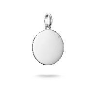 THOMAS SABO Charm-Anhänger Coin groß Connect Silber Recyceltes 925 Silber