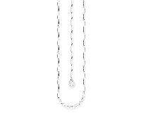 Thomas Sabo Halsschmuck Charms-Kette Coin Charm Club X2089-007-21-L45