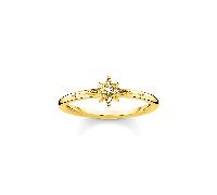Thomas Sabo Ring Stern mit Steinen gold, gold gelbgoldfarben