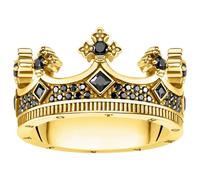 Thomas Sabo TR2208-414-11-58 Ring - Silber Gelbgold - schwarz - Gr. 58